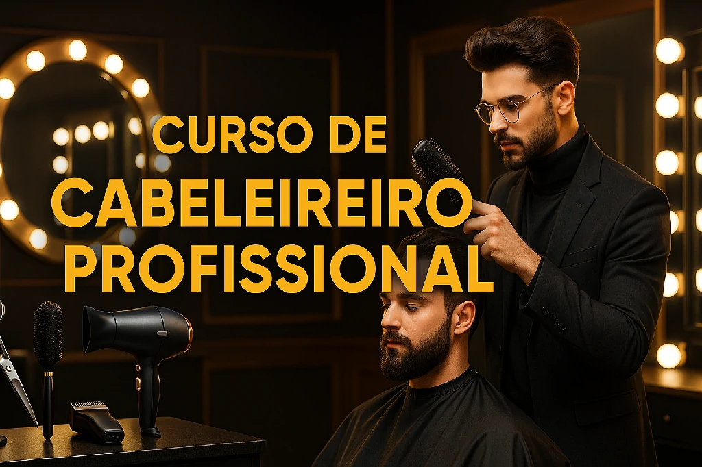 Capa do curso CABELEIREIRO PROFISSIONAL